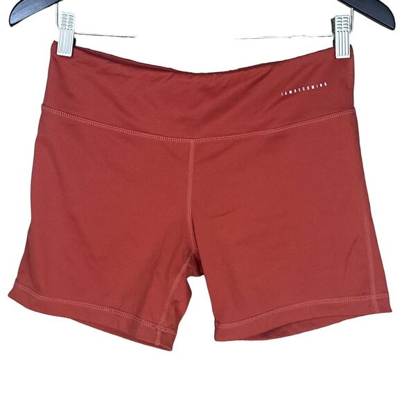 IAB MFG I Am Becoming Flex 5 Inch Bike Shorts Burnt Orange Size Medium 8 - Picture 1 of 6
